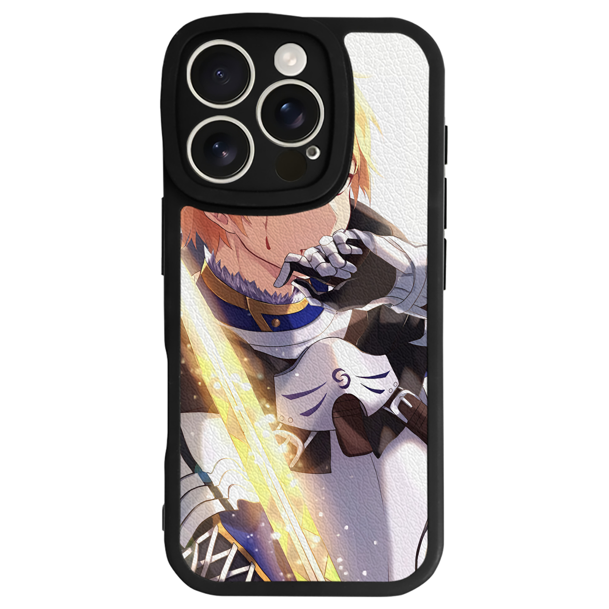 （画像用） 刀剣乱舞 Touken Ranbu 【iPhone 16シリーズ対応】シリコンスマホケース（レザー調） 材質：シリコン